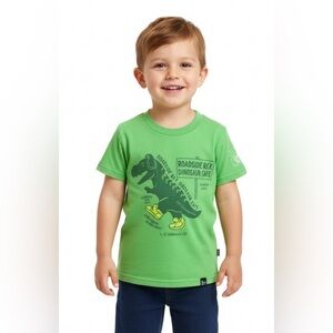 The Good Ones Dino Tee 2T Green Graphic Shirt Toddler Boys Top 🦕💚